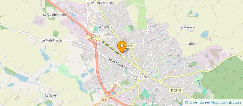 localisation de l'entreprise L'ARCHE DE VIE  AIZENAY