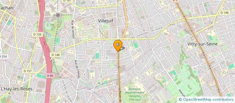 localisation de l'entreprise L'ARCHE DE VILLEJUIF à VILLEJUIF