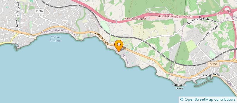 localisation de l'entreprise L ARCHE DES AMIS A PATTES  LA CIOTAT