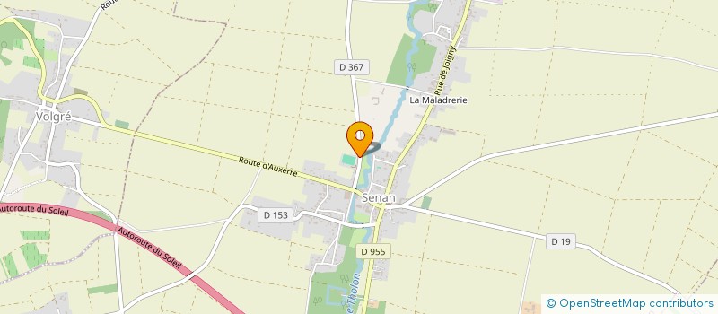 localisation de l'entreprise L'ARCHE DES ANIMAUX 89  SENAN