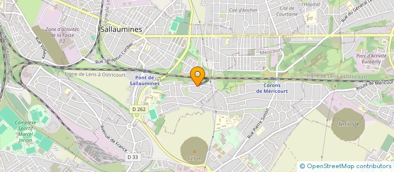 localisation de l'entreprise L'ARCHE DES CHATONS  SALLAUMINES