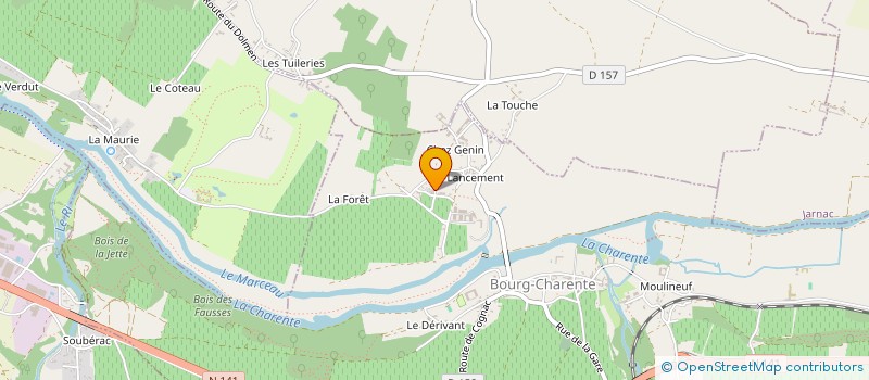 localisation de l'entreprise L'ARCHE DES COEURS SUR PATTES à BOURG-CHARENTE