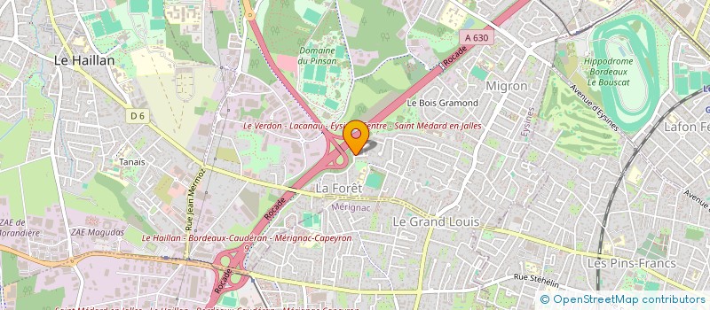 localisation de l'entreprise L'ARCHE DES OUBLIES à EYSINES