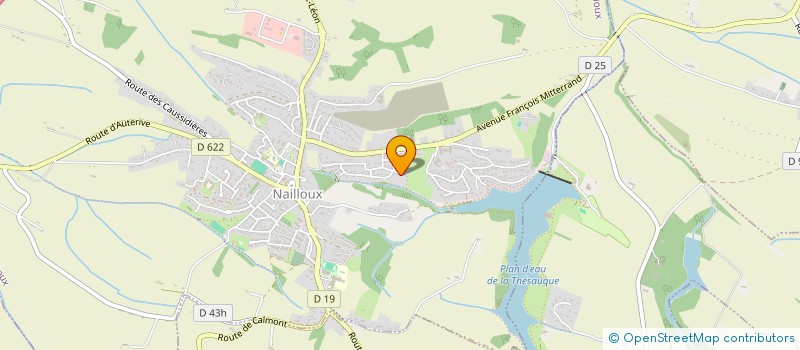 localisation de l'entreprise L'ARCHE DES P'TITS AVENTURIERS  NAILLOUX