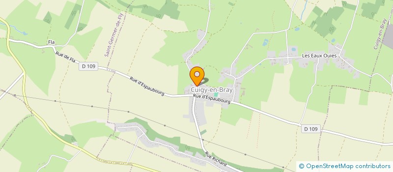 localisation de l'entreprise L'ARCHE DES PRES LOUVET  CUIGY-EN-BRAY