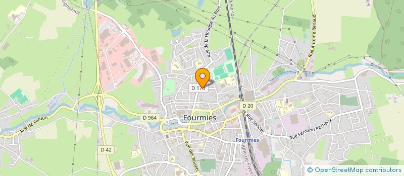 localisation de l'entreprise L ARCHE DES SENIORS  FOURMIES