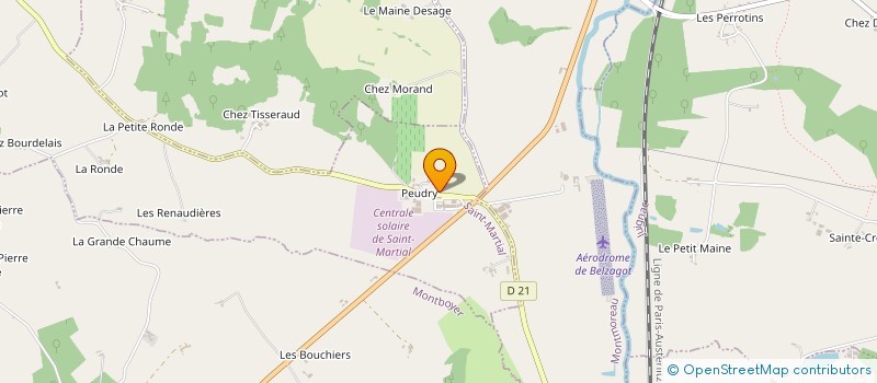 localisation de l'entreprise L'ARCHE DES SOURCES à SAINT-MARTIAL