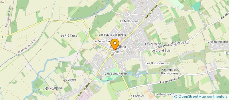 localisation de l'entreprise L ARCHE DES SOUVENIRS à CLERY-SAINT-ANDRE
