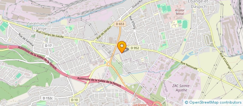 localisation de l'entreprise L'ARCHE DU COEUR  FLORANGE