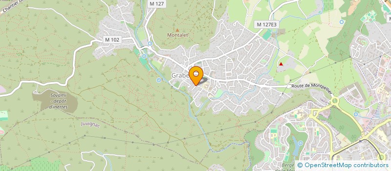 localisation de l'entreprise L ARCHE DU FAUBOURG  GRABELS