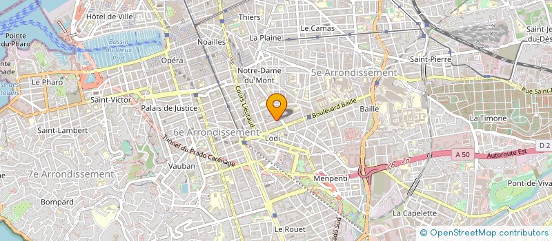 localisation de l'entreprise L'ARCHE DU LIVRE à MARSEILLE