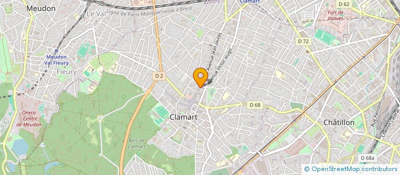 localisation de l'entreprise L' ARCHE DU LOTUS ROSE à CLAMART