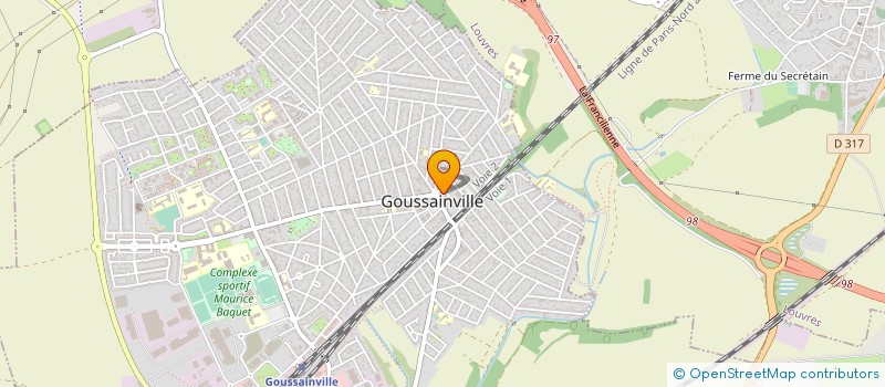 localisation de l'entreprise L'ARCHE DU MARIAGE  GOUSSAINVILLE