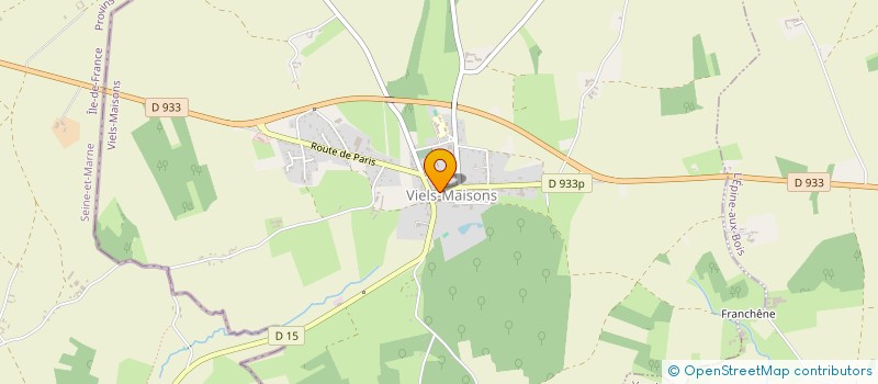 localisation de l'entreprise L'ARCHE DU REVE à VIELS-MAISONS