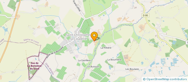 localisation de l'entreprise L'ARCHE ENCHANTEE à OREE-D'ANJOU