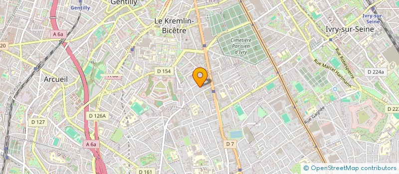 localisation de l'entreprise L'ARCHE IMMO à VILLEJUIF