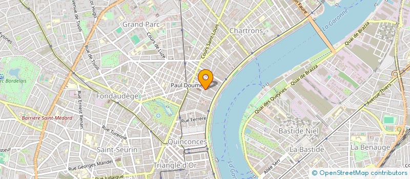 localisation de l'entreprise L'ARCHE, L'AGENCE DE FREELANCE  BORDEAUX