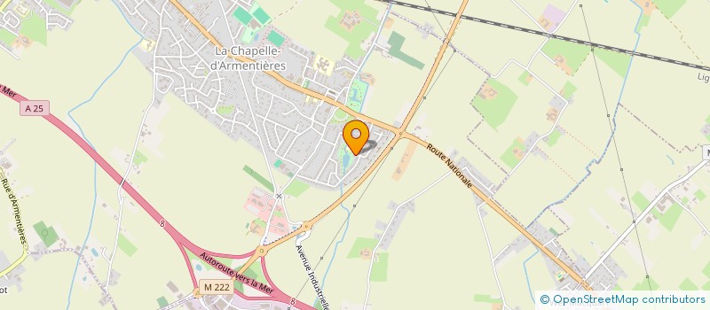 localisation de l'entreprise L'ARCHE MOTO CLUB à LA CHAPELLE-D'ARMENTIERES