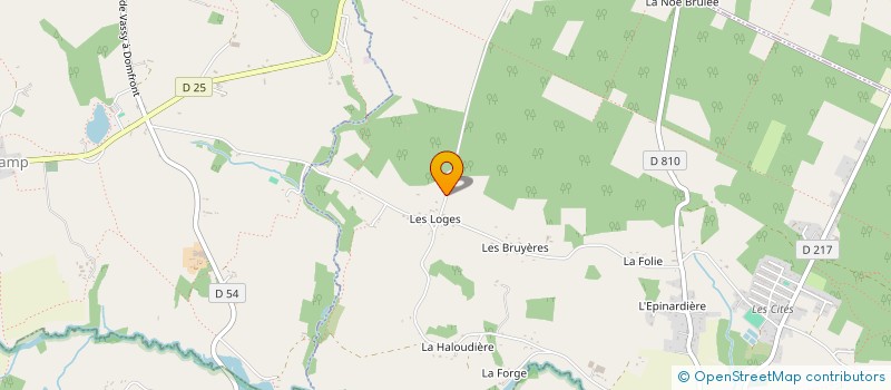 localisation de l'entreprise L'ARCHE ORNAISE à SAINT-CLAIR-DE-HALOUZE