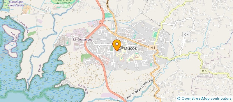 localisation de l'entreprise L'ARCHE SERVICES à DUCOS