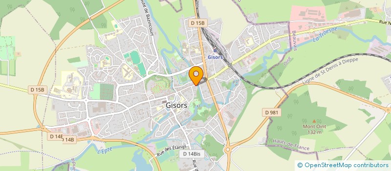 localisation de l'entreprise L'ARCHER DU DONJON à GISORS