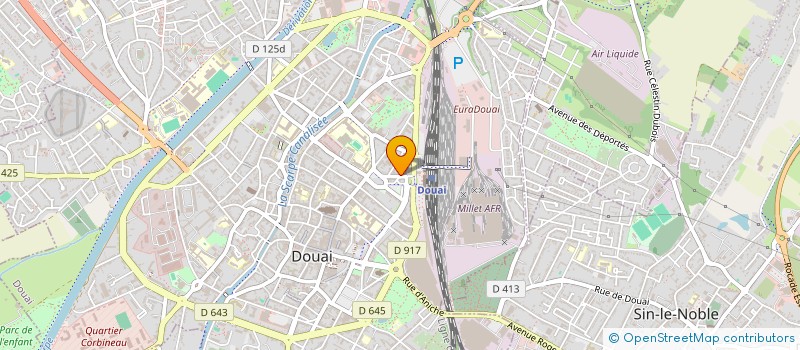 localisation de l'entreprise L'ARCHES à DOUAI