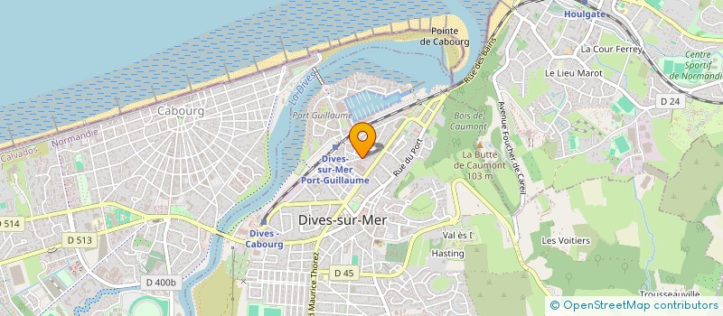 localisation de l'entreprise L'ARCHET INFINI  DIVES-SUR-MER