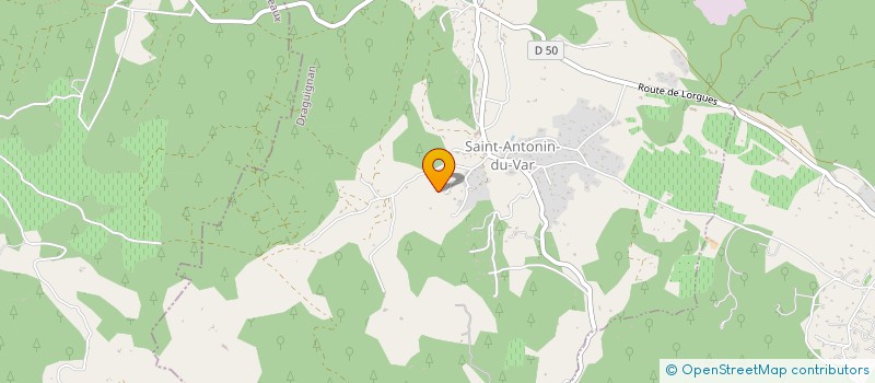 localisation de l'entreprise L ARCHICOLE  SAINT-ANTONIN-DU-VAR