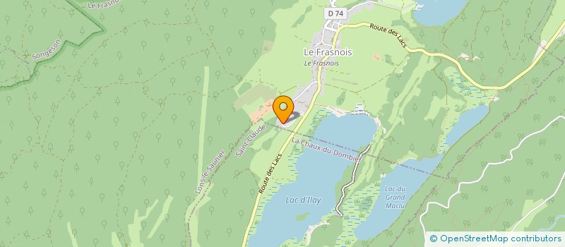 localisation de l'entreprise L'ARCHILLAC  LE FRASNOIS