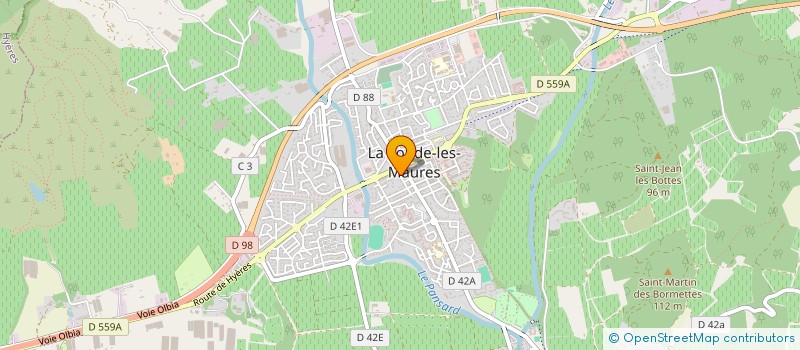 localisation de l'entreprise L'ARCHIPEL  LA LONDE-LES-MAURES