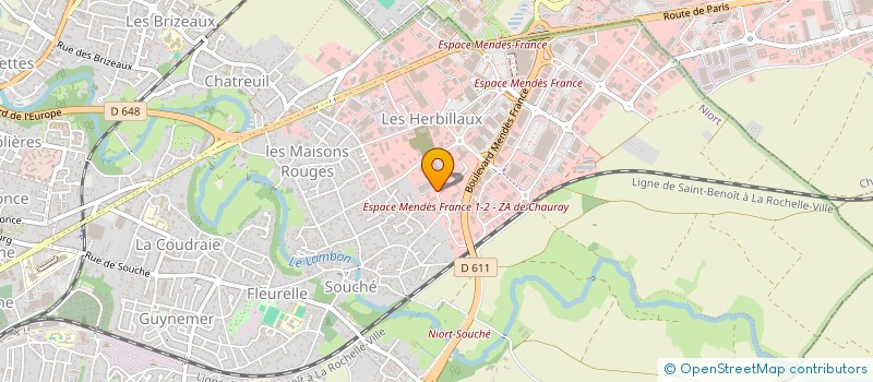 localisation de l'entreprise L'ARCHIPEL  NIORT