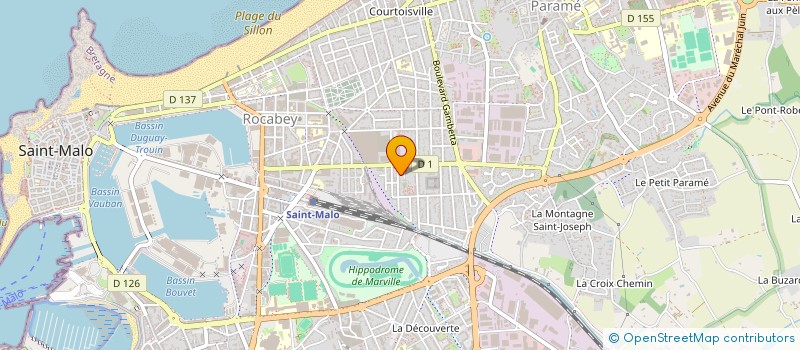 localisation de l'entreprise L ARCHIPEL DE NOE  SAINT-MALO