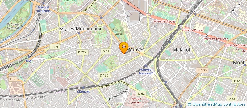 localisation de l'entreprise L'ARCHIPEL DES CREATEURS à VANVES