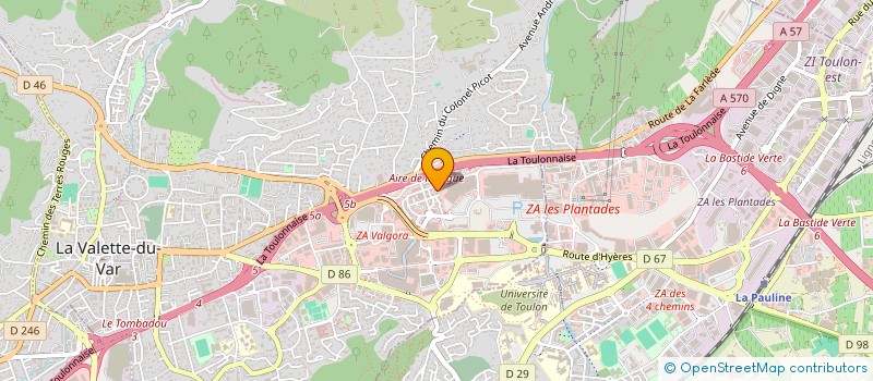 localisation de l'entreprise L ARCHITECTE  LA VALETTE-DU-VAR