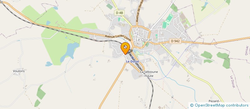 localisation de l'entreprise L'ARCHIVERRE ATELIER DE VITRAIL ET MOSAIQUE AMANDINE SELLES  LE DORAT