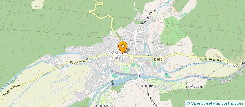 localisation de l'entreprise L'ARCOBALENO  GREOUX-LES-BAINS