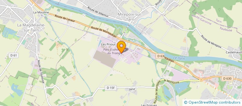 localisation de l'entreprise L'ARCONNERIE  BESSIERES