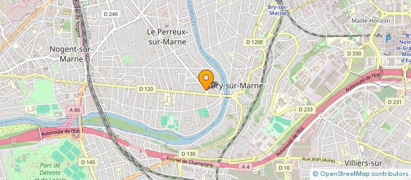 localisation de l'entreprise L'ARCORPOREL à LE PERREUX-SUR-MARNE