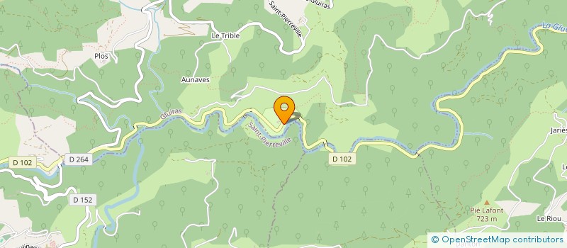 localisation de l'entreprise L'ARDECHOIS CAMPING WESTTRATE  GLUIRAS