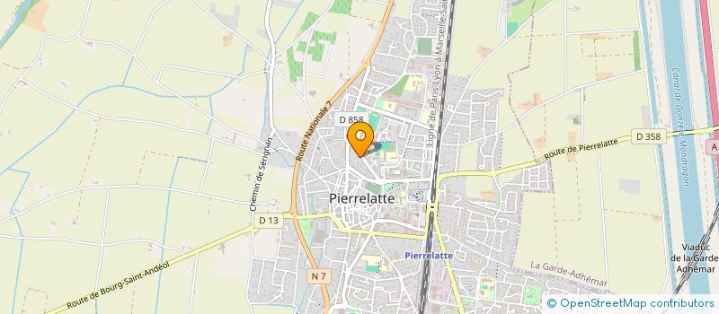 localisation de l'entreprise L'ARDENNAISE  PIERRELATTE
