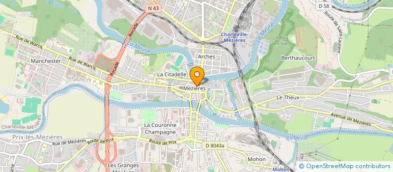 localisation de l'entreprise L ARDENNE ACCUEILLE  CHARLEVILLE-MEZIERES