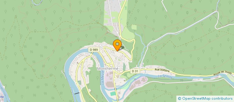 localisation de l'entreprise L ARDENNE SOCIALE ET CHARITABLE  MONTHERME