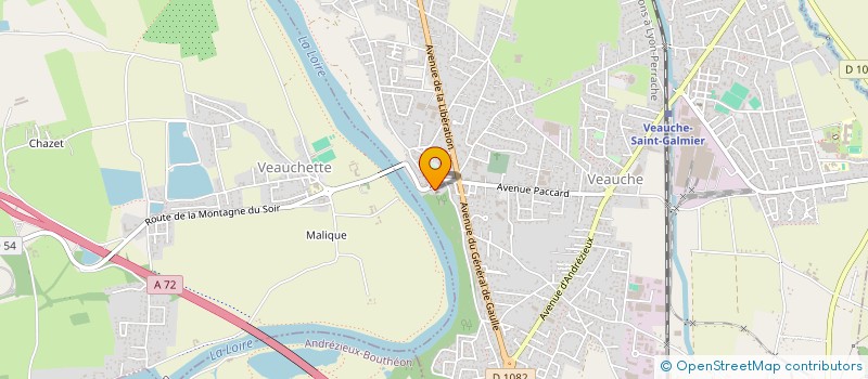 localisation de l'entreprise L ARDENTE DE VEAUCHE à VEAUCHE