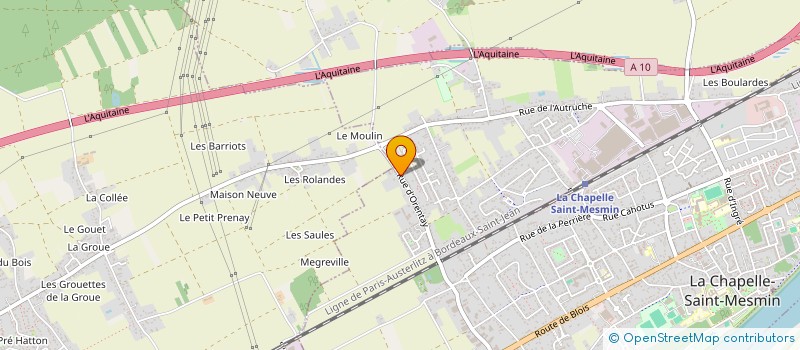 localisation de l'entreprise L'ARDIELINE  LA CHAPELLE-SAINT-MESMIN