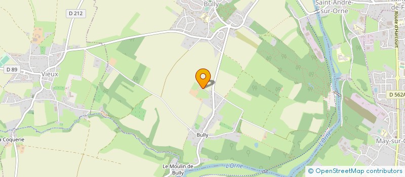 localisation de l'entreprise L'ARDILLON  FEUGUEROLLES-BULLY