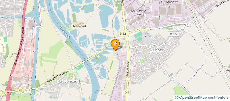 localisation de l'entreprise L'ARDILLON D'ENNERY  ENNERY