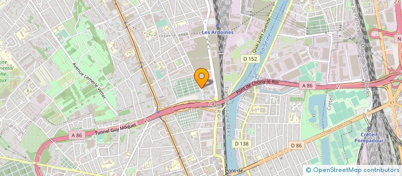 localisation de l'entreprise L'ARDOINES EVENEMENTS  VITRY-SUR-SEINE