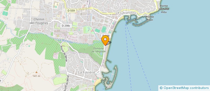 localisation de l'entreprise L'ARDOISE à LE LAVANDOU