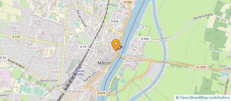 localisation de l'entreprise L'ARDOISE à MACON