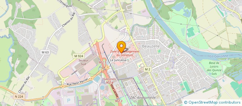 localisation de l'entreprise L'ARDOISE  BEAUZELLE